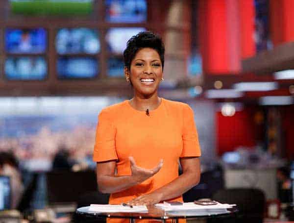 Tamron Hall morning show on the set of newsnation on MSNBC