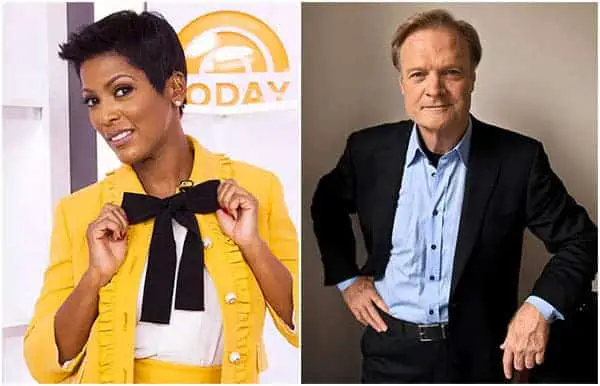 Tamron hall with her boyfriend Lawrence O'Donnell