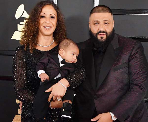 Dj Khaled picture with his family