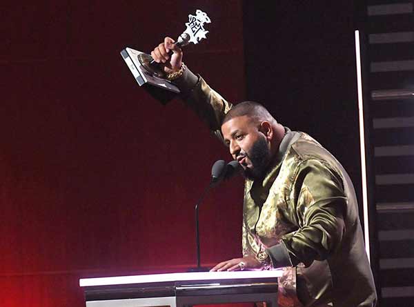 Hip Hop Rapper Dj Khaled wins Dj of the Year awards