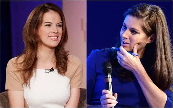CNBC former host Erin Burnett is being compared with CNBC present host Kelly Evans