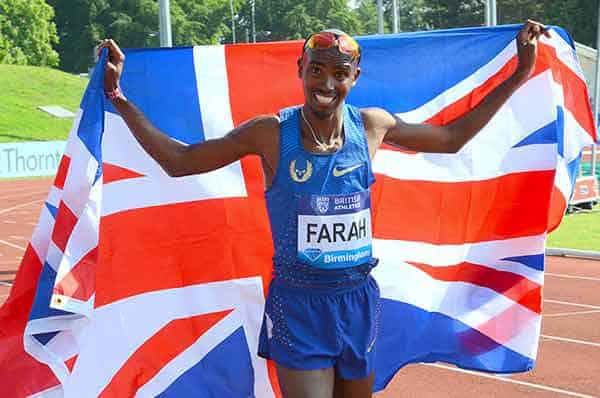 Mo Farah Olympic Gold medalist increases his net worth