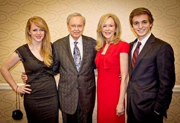 Beautiful Family Picture: Charles Stanley with his wife Anna and children