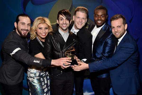 Pentatonix group happy moment after winning 57th Grammy Awards
