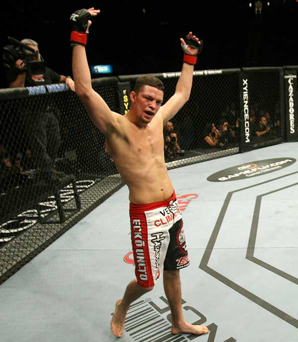 Mixed Martial Artist Nate Diaz in UFC, 2014