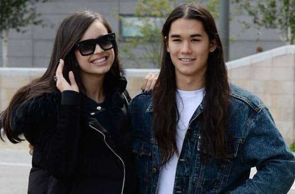 Beautiful Couple: Booboo Stewart with his "Descendants" co-actress Sofia Carson