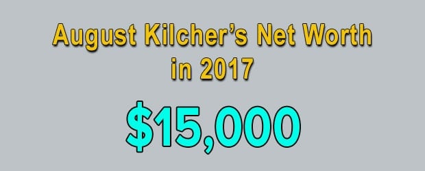 August Kilchers' net worth is $15000