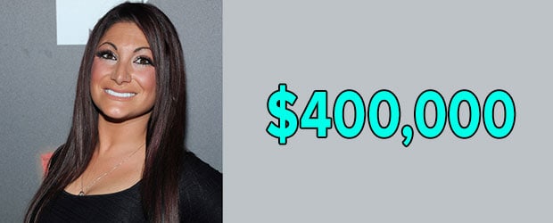 Deena Nicole Cortese's net worth is $400 thousand