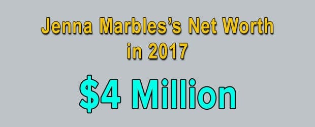 Jenna Marbles net worth is $4 Million