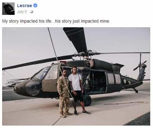 Lecrae and his friend sharing their impact of life