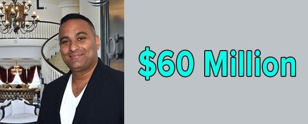 Russell Peters' net worth is $60 Million