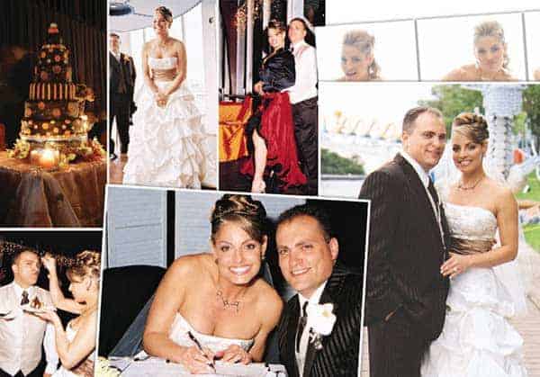 Wedding photos: Trish Stratus and her husband Ron Fisico