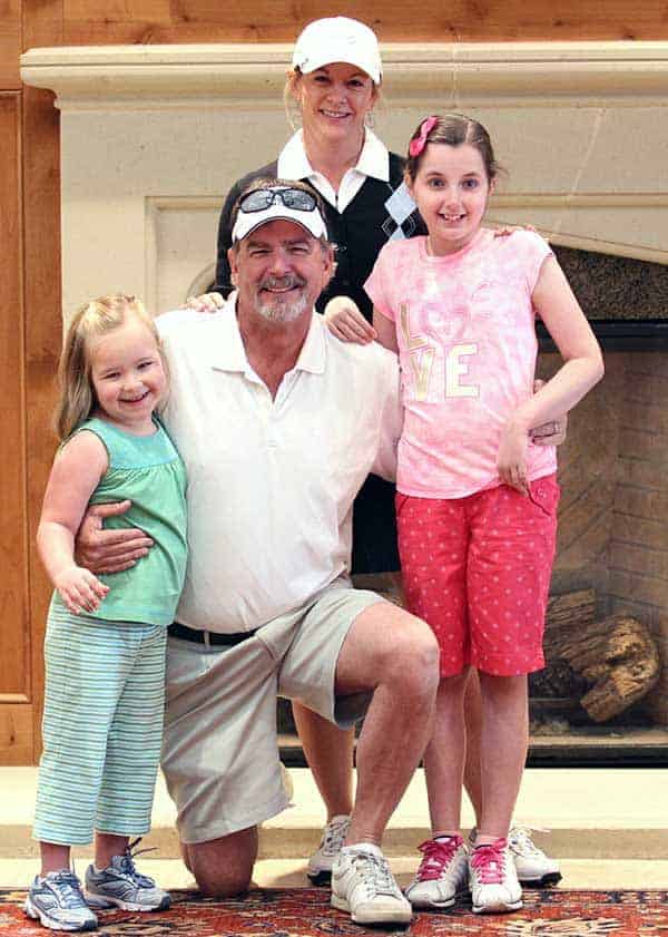 Bill Engvall with Wife Gail Engvall And Children Travis & Emily