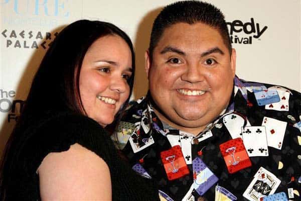 Gabriel Iglesias with his girlfriend Claudia Valdez