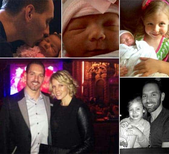 Beautiful Family: Nick Groff, his wife Veronique and children