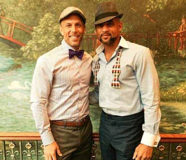 Gay Couple: Shaun T and partner Scott Blokker