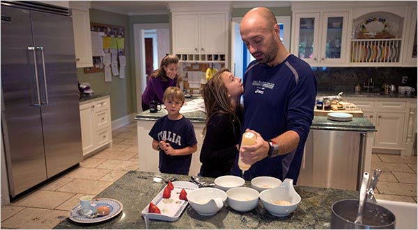 Joe Bastianich and his family