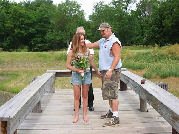 Larry The Cable Guy & Carra Whitney Wedding Picture
