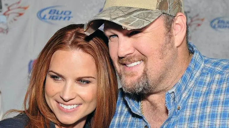Cara Whitney and Larry the Cable Guy. The Beautiful couple