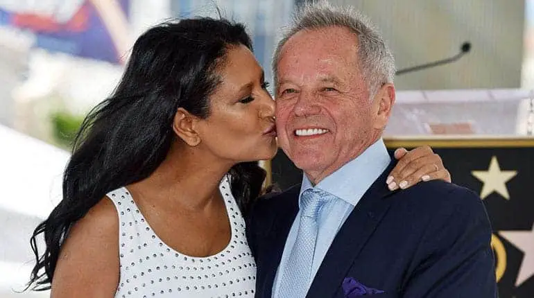 Chef Wolfgang Puck With his wife Gelila Assefa.