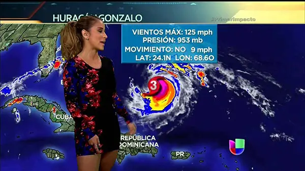 Jackie Guerrido Live Broadcasting World Weather News