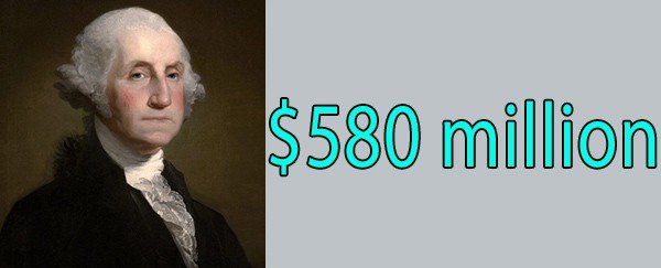George Washington's net worth