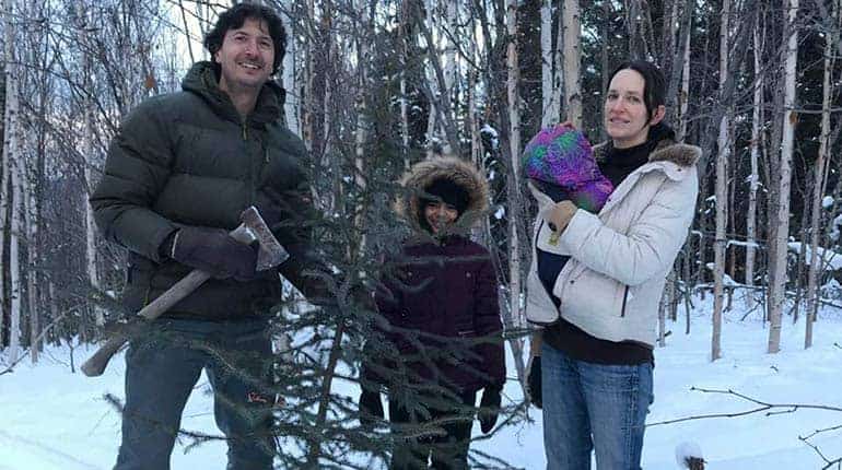 Glenn Villeneuve with his Wife Trisha Kazan and Kids