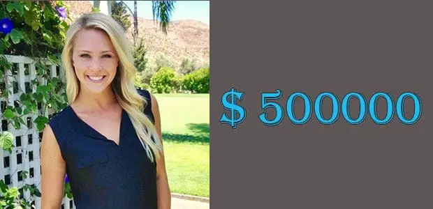 Katie Osborne's Net Worth is $500000