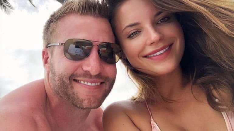 Sean Mcvay and his girlfriend Veronika Khomyn in vacation-Instagram image