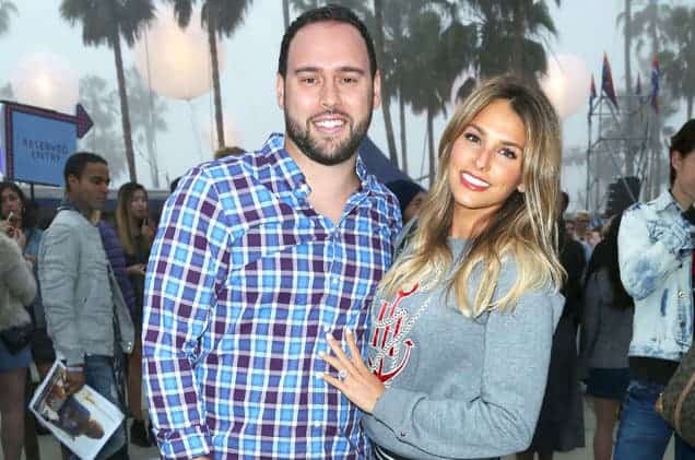 Justin Bieber's Manager Scooter Braun with his wife Yael Cohen Braun.