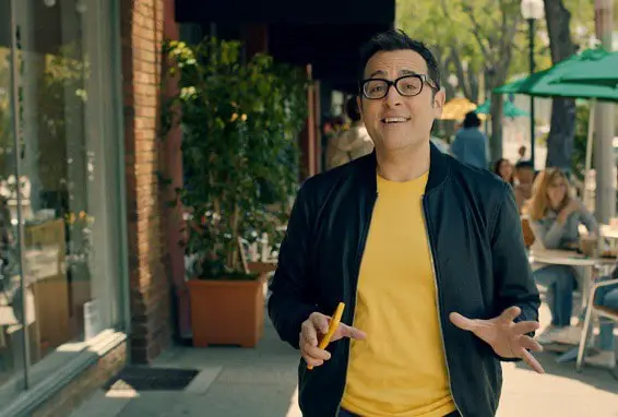 Paul Marcarelli in a commercial advertisement
