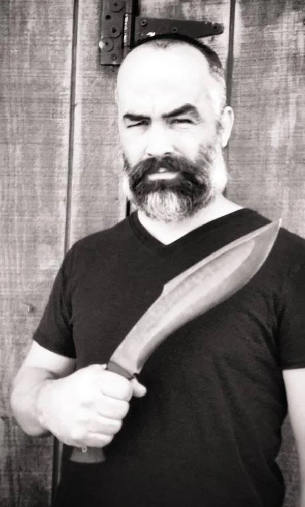 Forged Fire Jason Knight Bladesmith with Nepali ancient Kukri