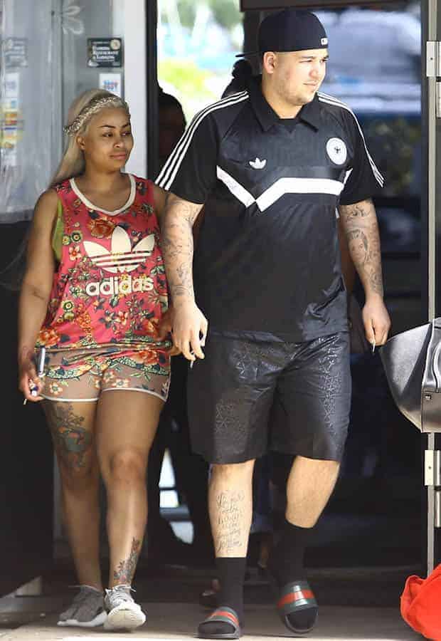 Blac Chyna with her Rob Kardashian