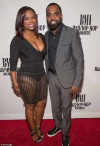 Picture of Kandi Burruss with her husband Todd Tucker