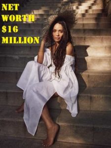 The picture of the net worth of Lisa Bonet is $ 16 million