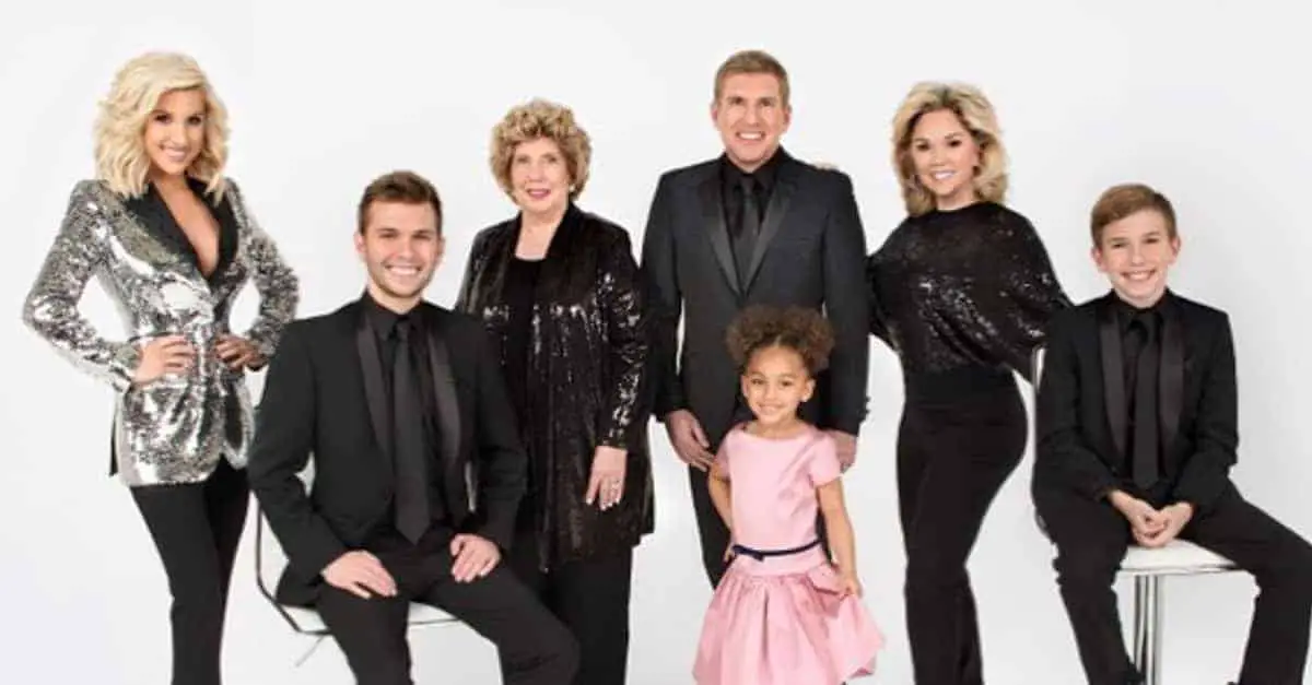 Todd Chrisley with his Family
