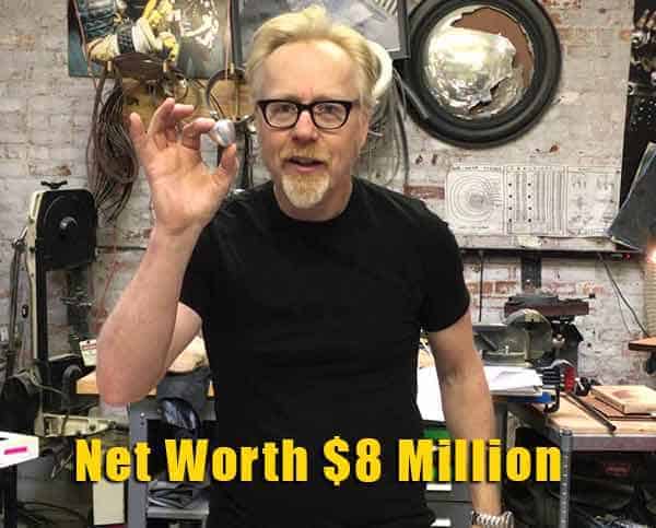 The picture of the net worth of Adam Savage is $ 8 million