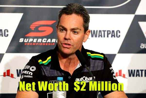 Craig Lowndes net worth is $ 2 million