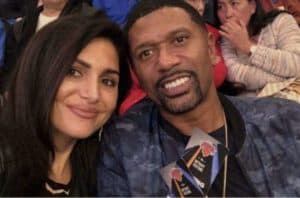 Image of Molly Qerim with her husband Jalen Rose