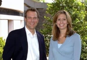 Image of Stephanie Abrams with her ex-husband Mike Bettes