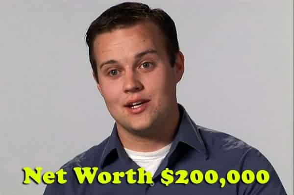 Image of Josh Duggar net worth is $200,000