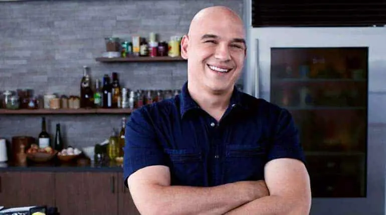 Image of Know Michael Symon's wife, Liz Shanahan. Know his net worth