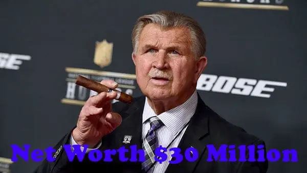 Image of Coach, Mike Ditka net worth is $30 million