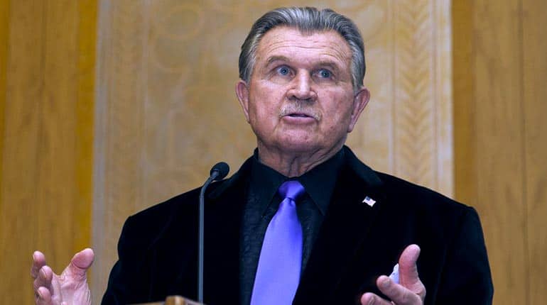 Image of Mike Ditka Net Worth. Meet His Wife Diana Ditka