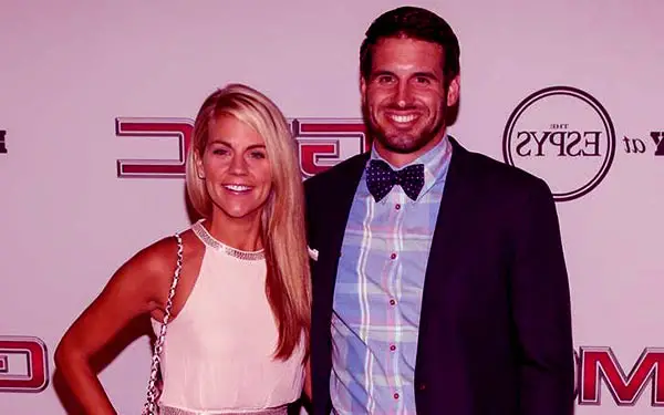 Image of Christian Ponder with his wife Samantha Steele
