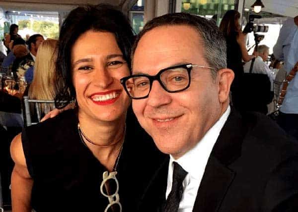 Image of Elena Moussa with her husband Greg Gutfeld
