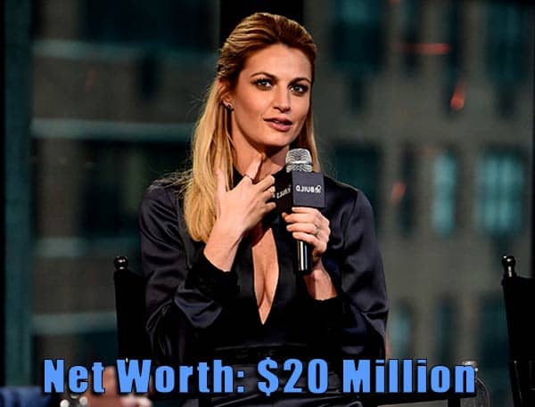 Image of Sports commentator, Erin Andrews net worth is $20 million