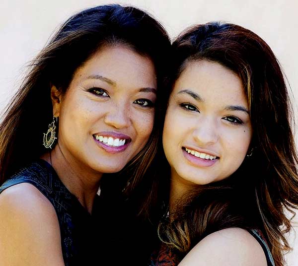 Image of Michelle Malkin with her daughter Veronica Mae Malkin