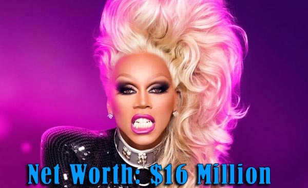 Image of Drag Queen RuPaul net worth is $16 million