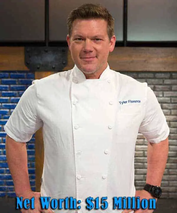 Image of Chef Tyler Florence net worth is $15 million